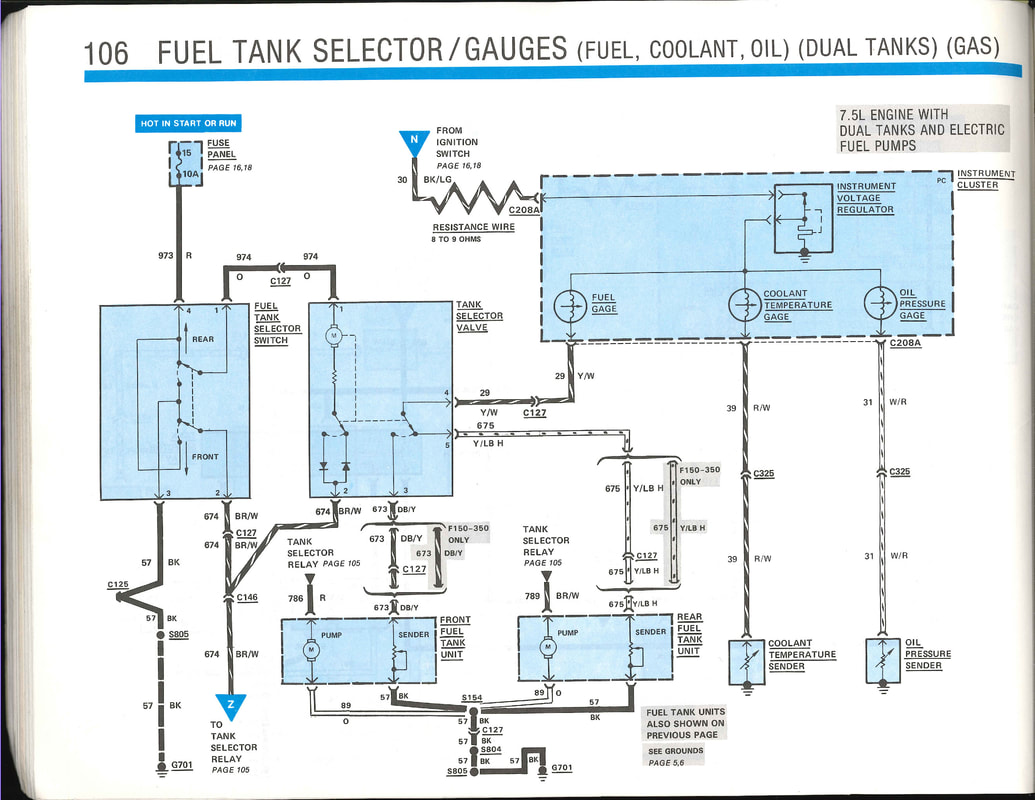 Ford Fuel Tank Selector Valve Wiring Diagram from www.garysgaragemahal.com