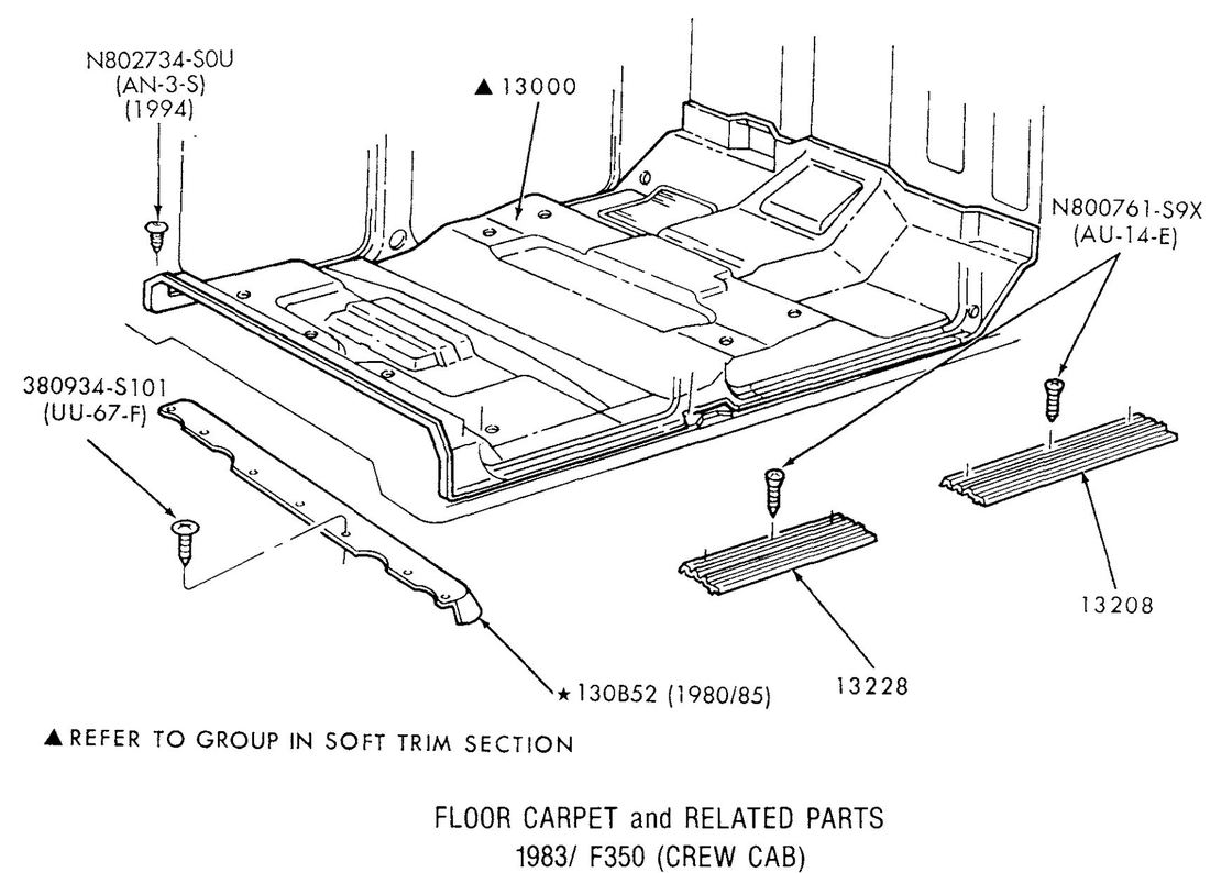 Floor Carpet and Related Parts