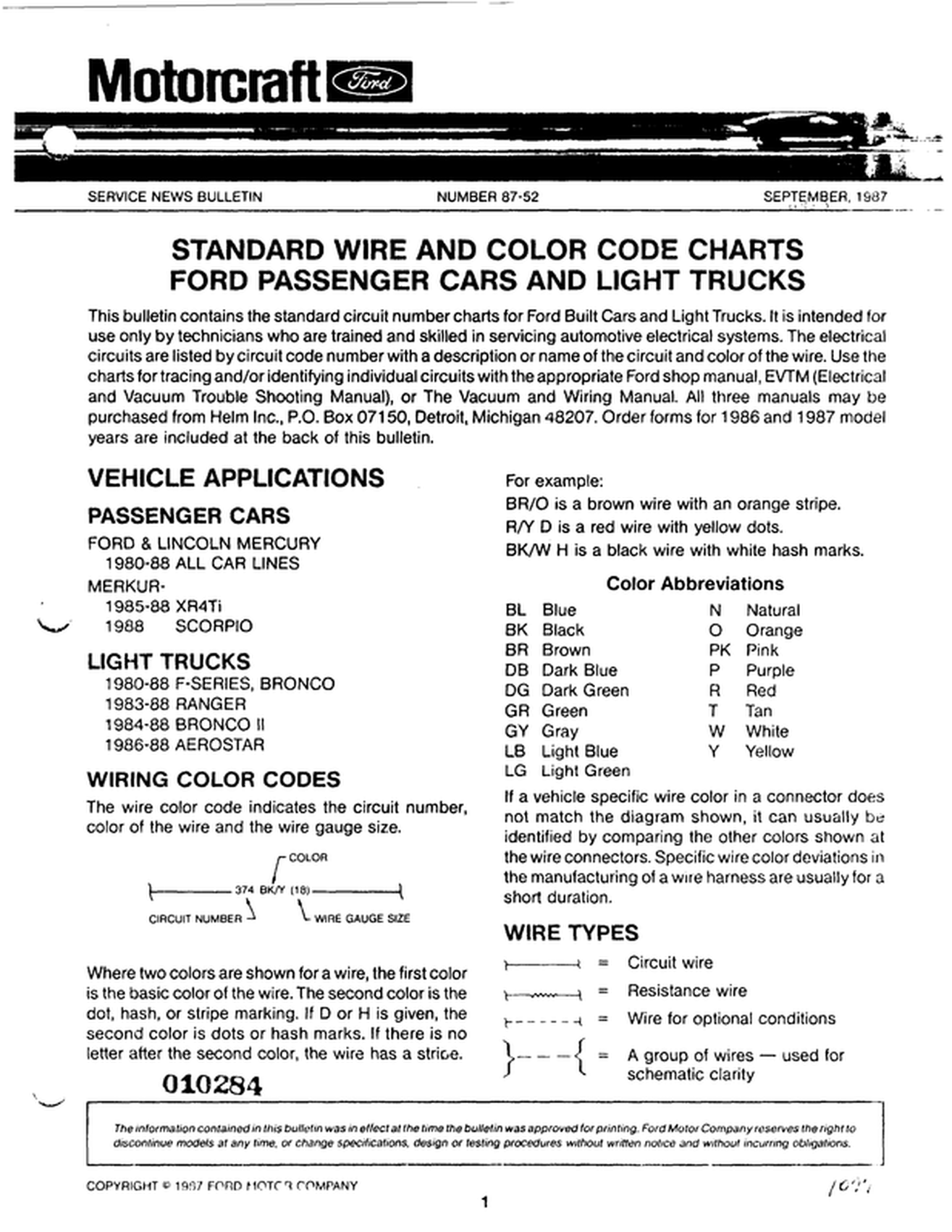 1993 Ford Econoline Electrical Wiring Diagram Troubleshooting Manual EVTM OEM 