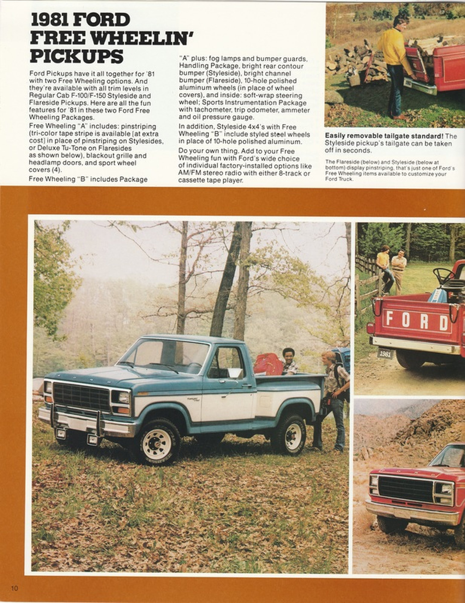 1986 86 Ford F Series Pickup original sales  brochure 